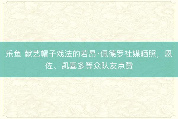 乐鱼 献艺帽子戏法的若昂·佩德罗社媒晒照，恩佐、凯塞多等众队友点赞