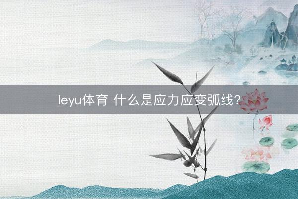 leyu体育 什么是应力应变弧线?