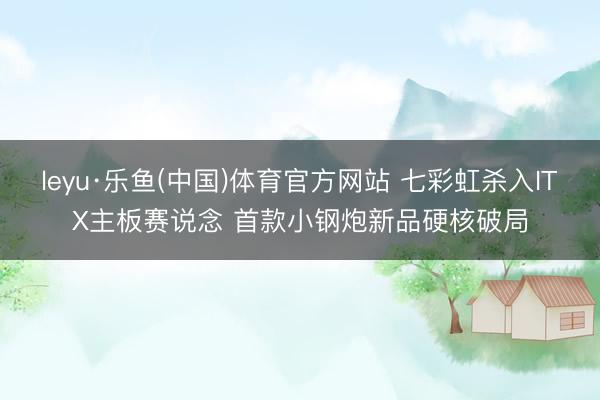 leyu·乐鱼(中国)体育官方网站 七彩虹杀入ITX主板赛说念 首款小钢炮新品硬核破局